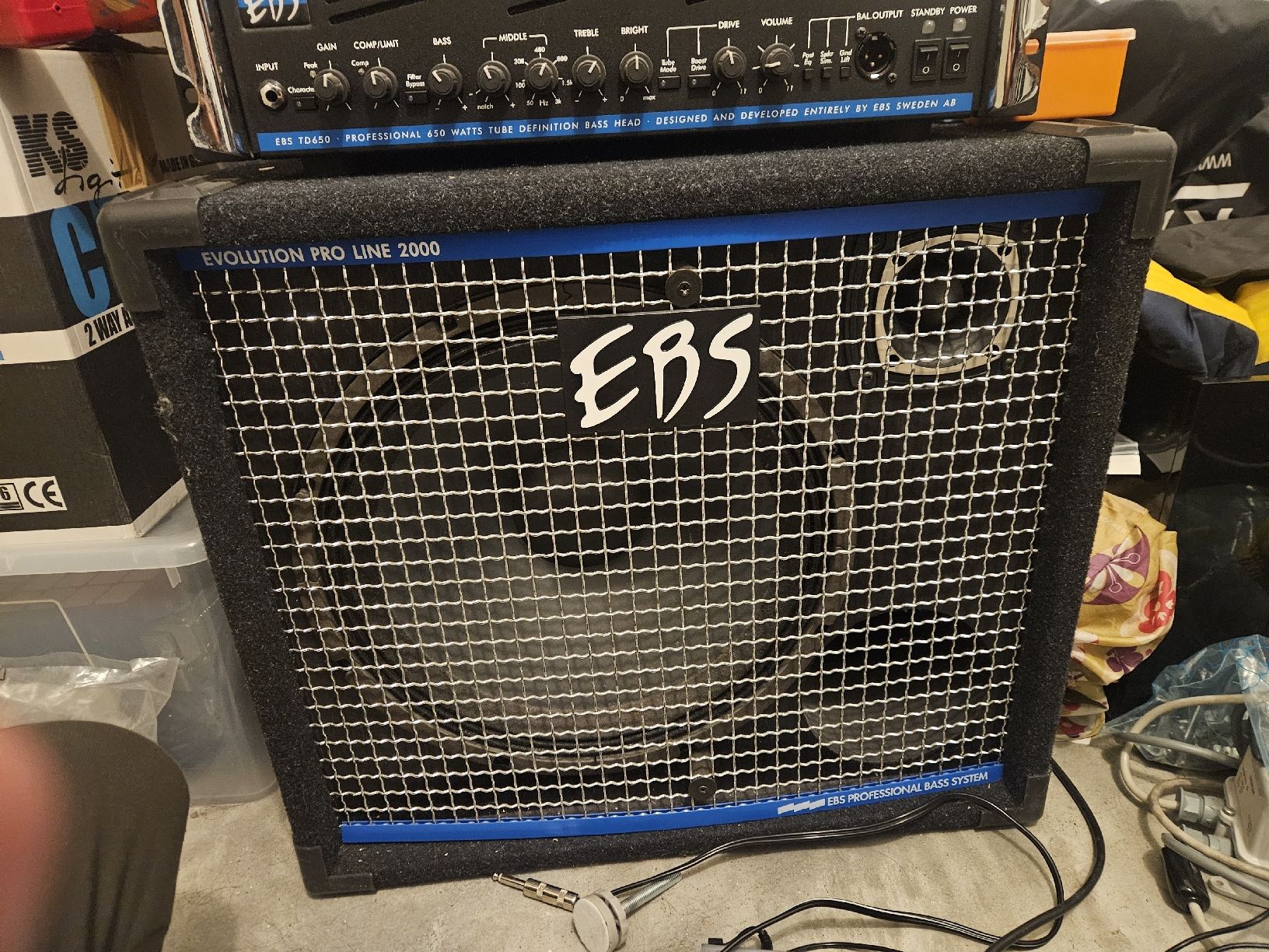 Ebs Verstärker: EBS TD650 & 15" Box  – Gebraucht aus Unterkulm von paddyK 2