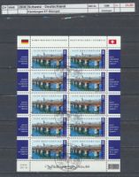 2008 "Gemeinschaft Schweiz - Deutschland", Kleinbogen, gest.