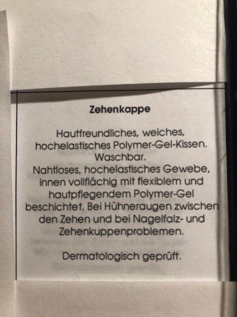 Pedicure: Zehenkappe – Nuovo (secondo la descrizione) da Nottwil venduto da Frontal 2