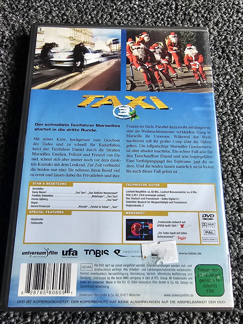 Tutti i DVDs: TAXI 3 (21087) – Usato da Ruswil venduto da jan_bxl5 1