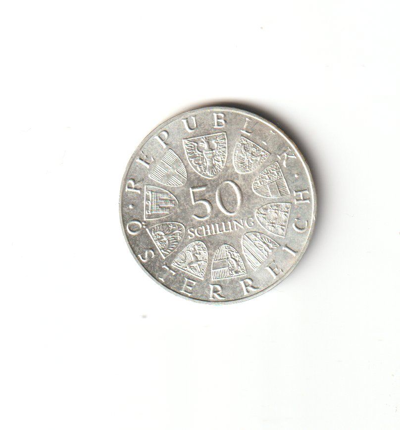 Toutes les monnaies: 50 Schilling  1972 – D'occasion à Minusio par Mer66