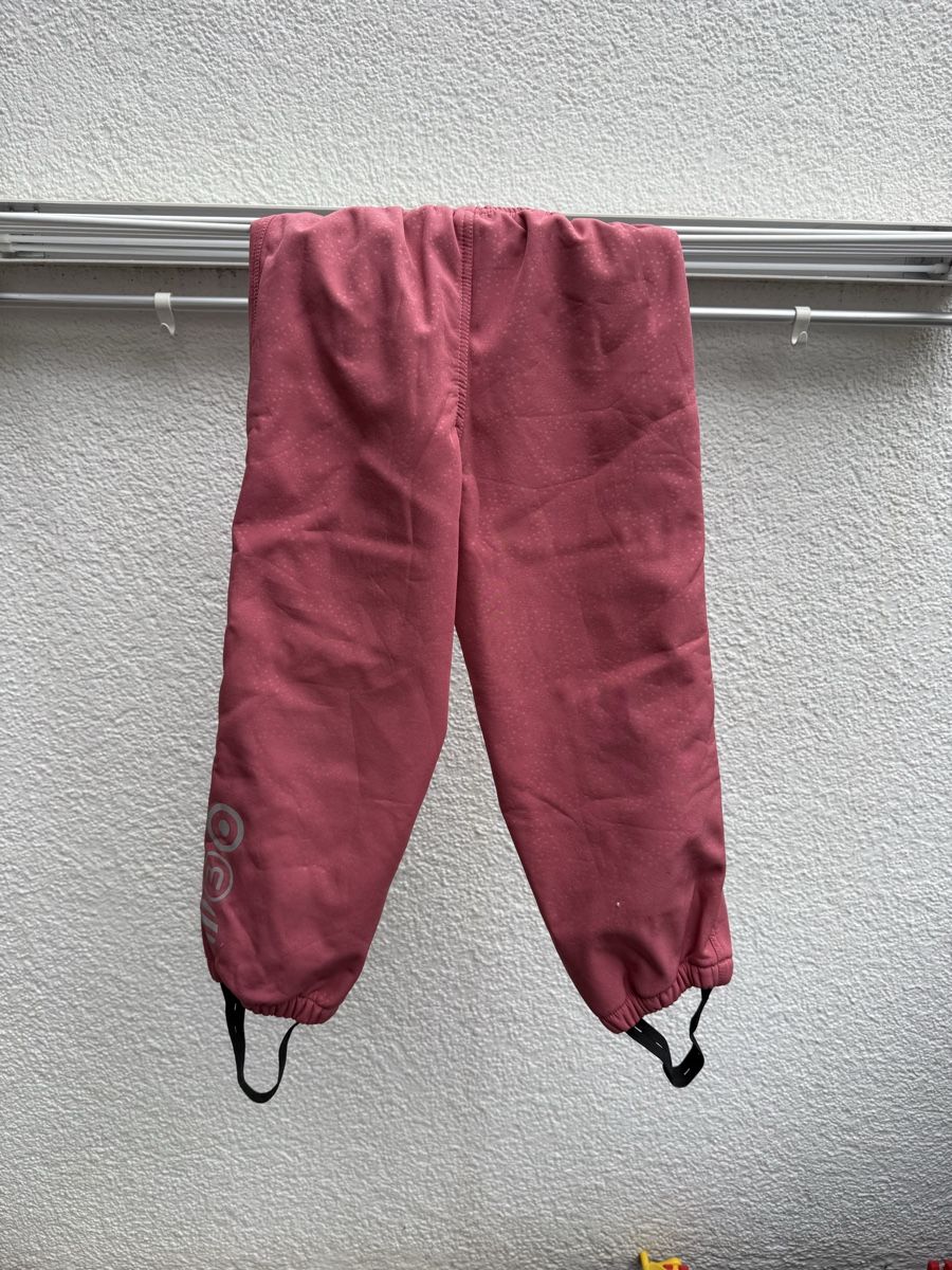 Minymo Hosen: MinyMo Softshellhose Kinder altrosa Grösse 110  – Gebraucht aus amriswil von fam_96fp