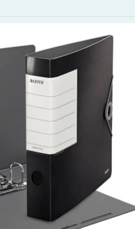 Leitz Raccoglitori: 10Stk. Qualitäts-Ordner 180° Solid, A4, 60mm – Nuovo e nell'imballaggio originale da Necker venduto da liq24