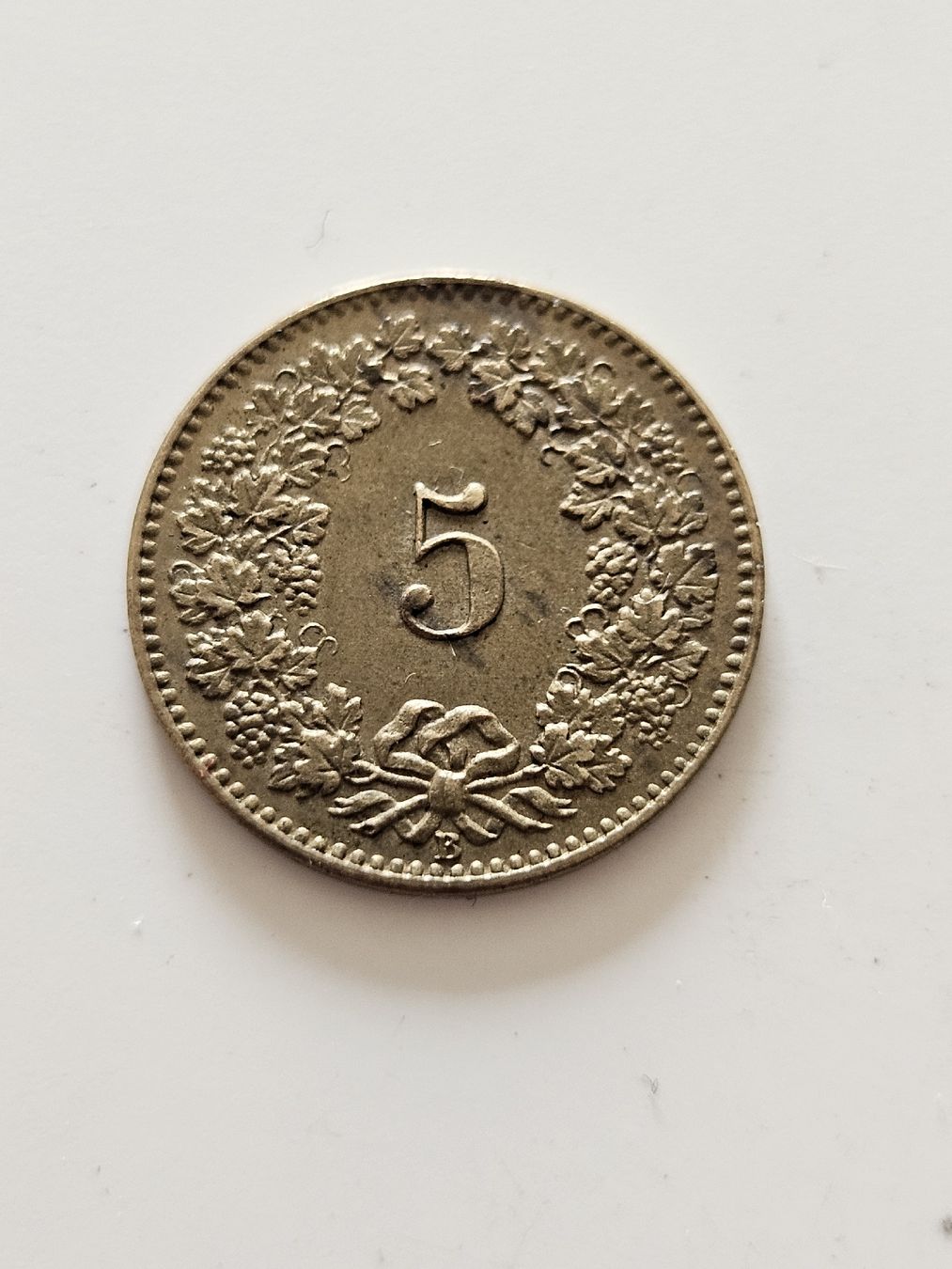 Alle Münzen: 5 Rappen 1872 – Gebraucht aus Pfäffikon ZH von Melibol 1