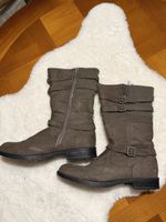 Damen Stiefel braun mit Schnallen Grösse 39 gebraucht