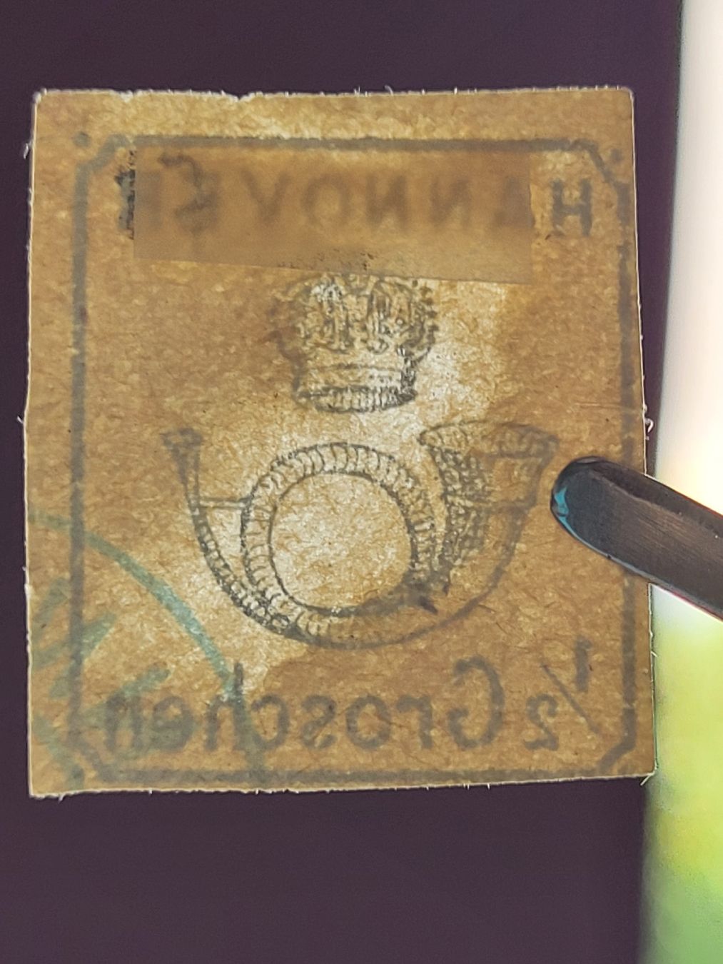 Tutti i francobolli: 1860, Hannover  -  Posthorn mit Krone  – Usato da stäfa venduto da brandy66 2