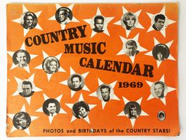 Country Music Kalender 1969 Photos & Birthdays Vintage USA