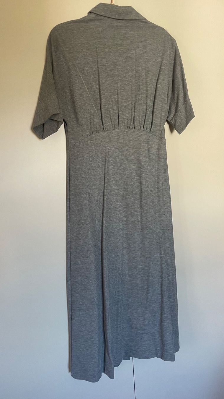 Massimo Dutti Vestiti: Massimo Dutti Kurzarm Kleid, Grau, Gr. S, – Nuovo (secondo la descrizione) da Zuoz venduto da CelineLK 1