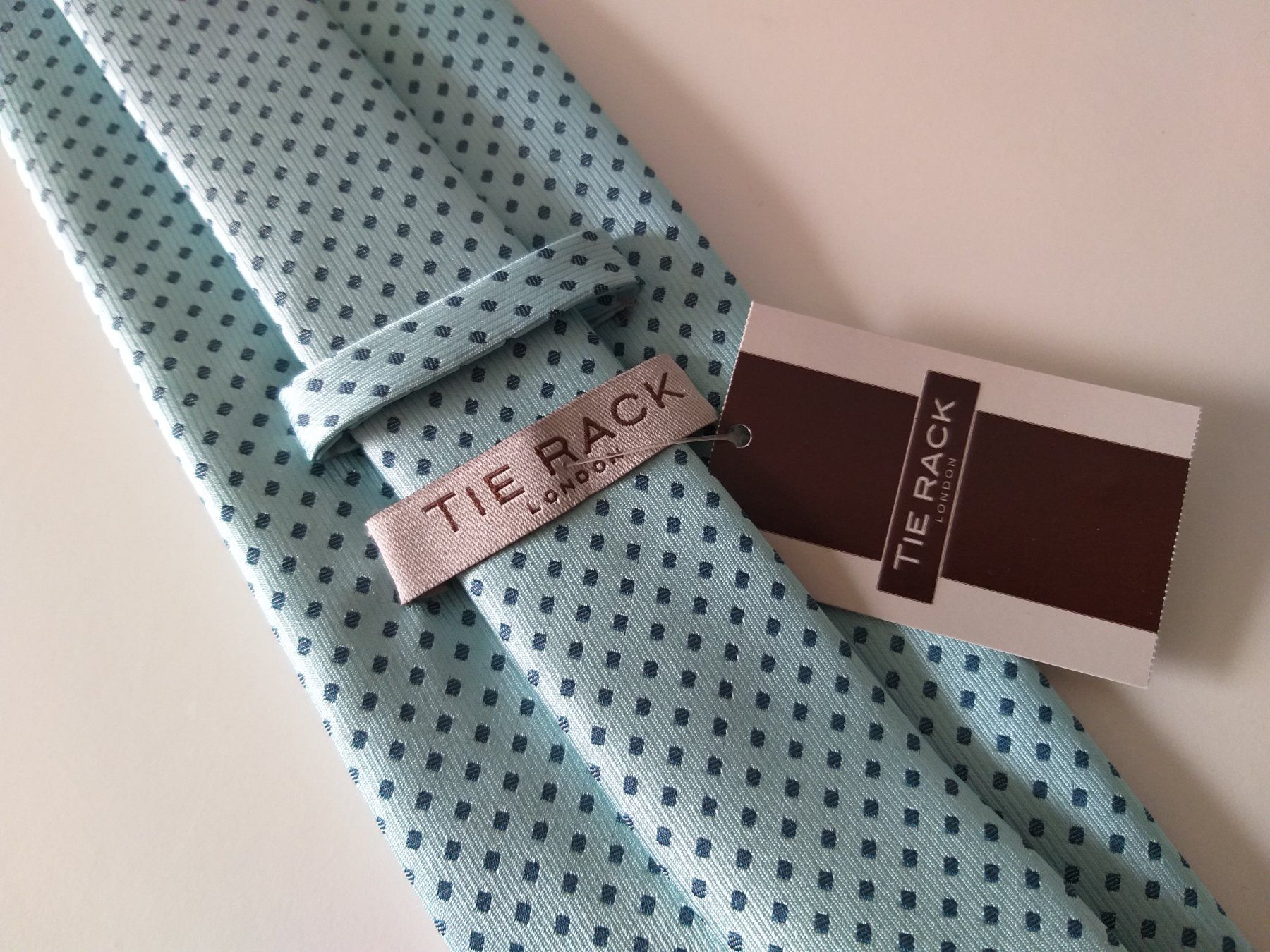 Krawatten: TIE RACK Cravate en polyester / Polyester Krawatte neuve/neu – Neu und originalverpackt aus Cossonay-ville von Super-Price-Quality 8