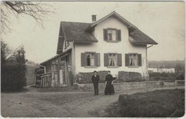 Unbekannt 1 Foto-AK Elternhaus Meierhans Unbekannter Ort SO?