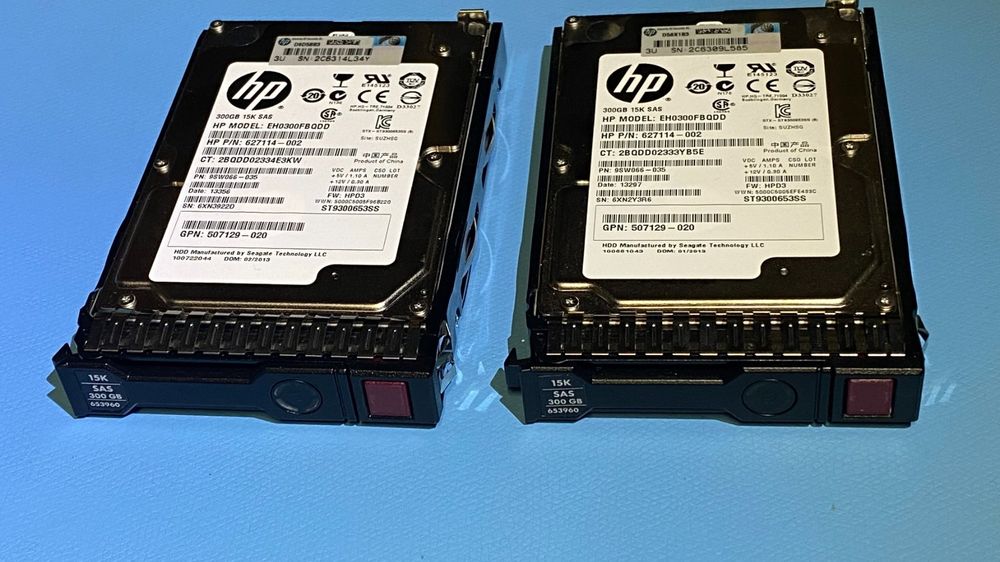 2x HP 300GB Set 2, 15k SAS 6Gbps, Model EH0300FBQDD | Kaufen auf Ricardo