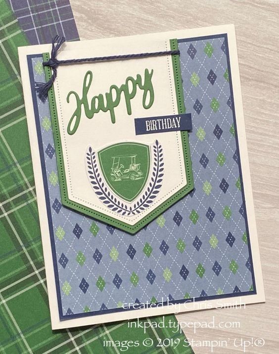 Stampin' up! Carta: Stampin up Designerpapier "Golfclub" – Nuovo (secondo la descrizione) da Frauenkappelen venduto da evangelina78 8