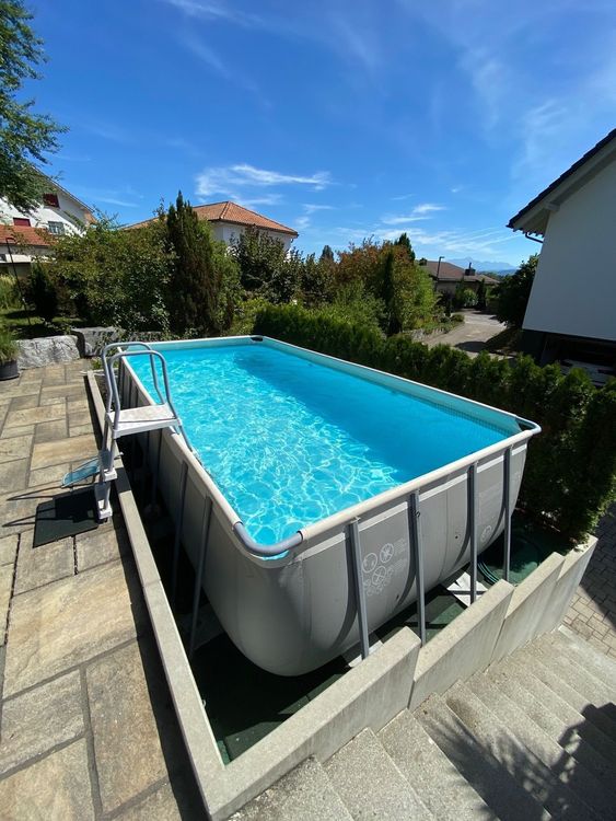 Intex Pool 549x274x132cm, inkl. Sand­fil­ter­pum­pe | Kaufen auf Ricardo