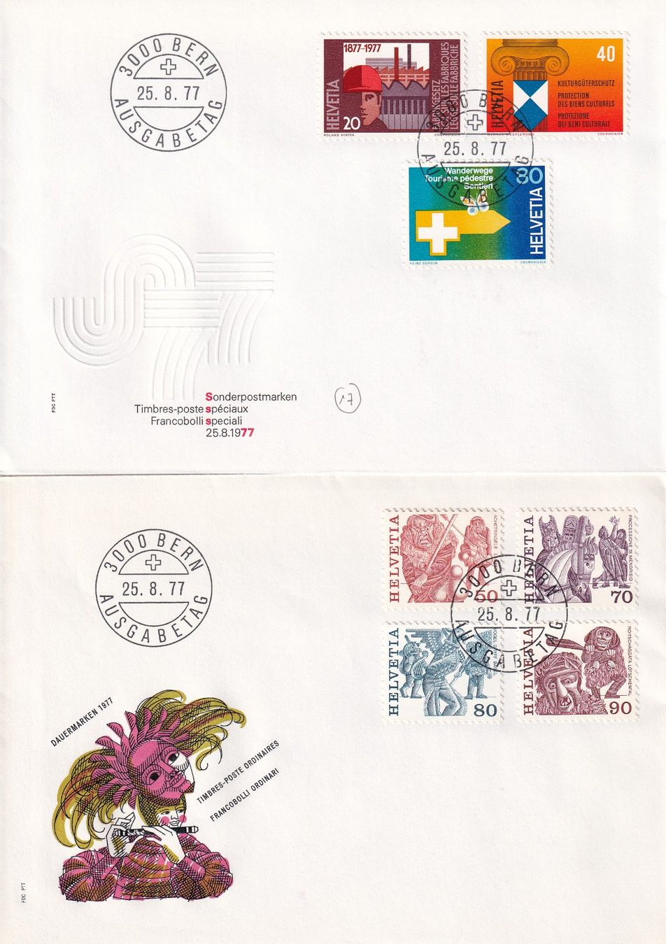 Tutti i francobolli: Lot 8 Briefe FDC 1974 - 1977 – Usato da Rossa venduto da becky05 3