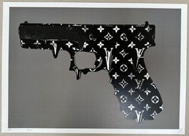 Death: Vuitton Gun, POP ART signiert  98/100