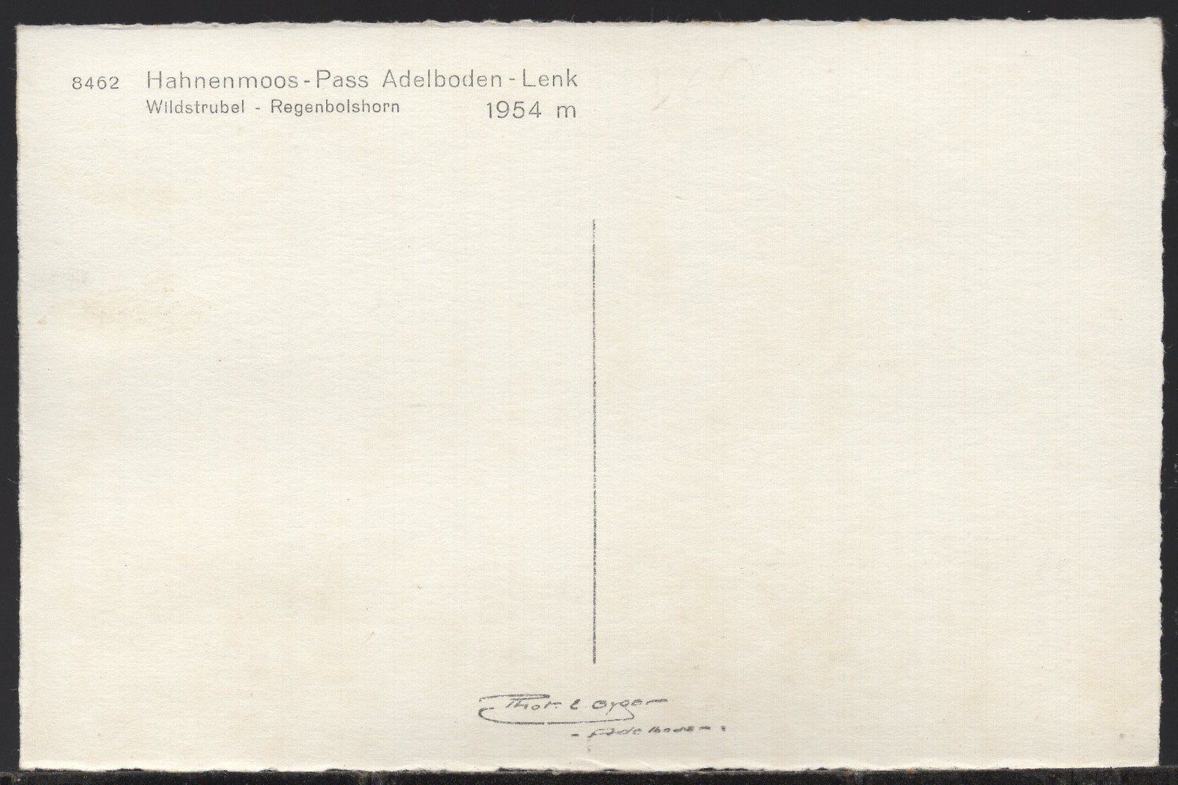 Cartes postales: Hahnenmoos - Pass  Adelboden - Lenk – D'occasion à Aarau par kufi44 2