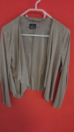 Damen Cardigan kurz beige Grösse M