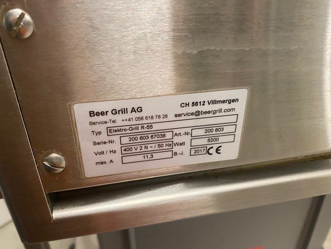 Elettrodomestici da cucina: Beer Grill Elektrogrill Wurstgrill R-55 – Usato da Suhr venduto da KFK-MA 5