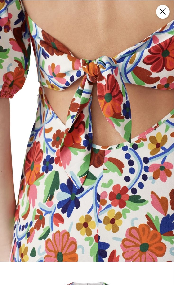 Vestiti: Rixo Floral Dress, Open Back, Size M – Usato da Zürich venduto da The_Renew_Project 6