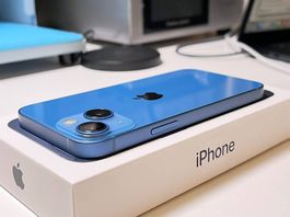 iPhone 13 Mini · 128 GB · Blau · 100% Akku