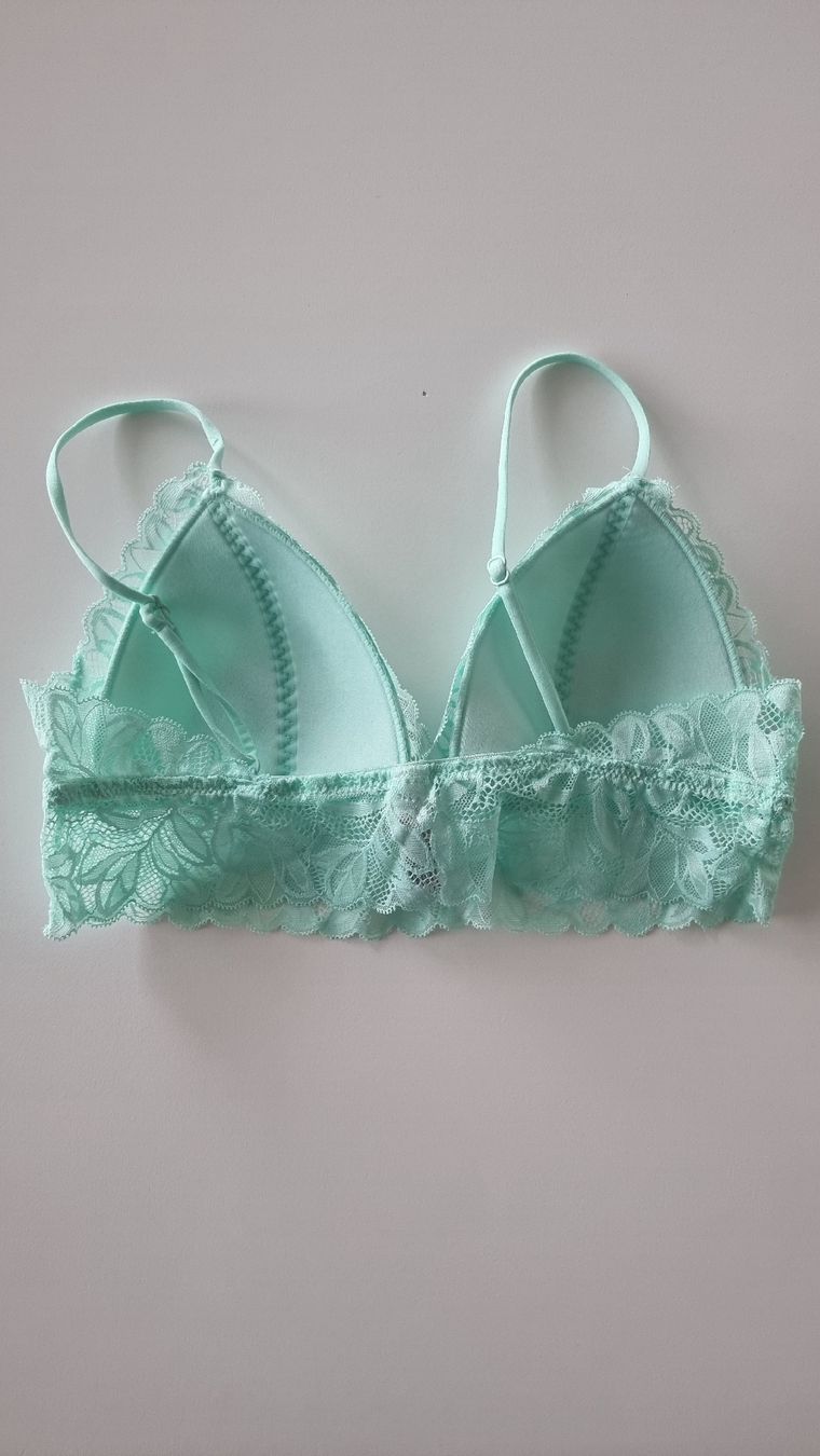 Primark Altra biancheria intima: Türkis Spitzen BH, neu, Grösse M – Nuovo (secondo la descrizione) da Balgach venduto da Patty04 1