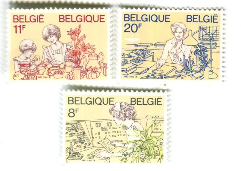 Alle Briefmarken: Briefmarke "Frauen". Belgien – Neu und originalverpackt aus Basel von Butsch5