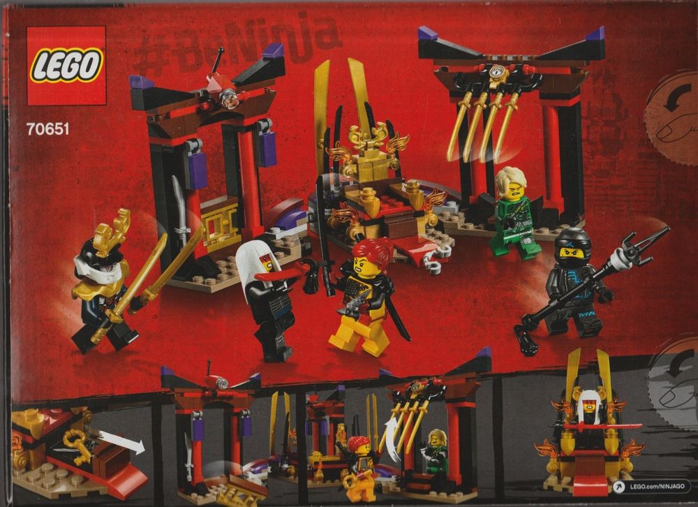 LEGO NINJAGO 70651 damaged box DUELLO NELLA SALA DEL TRONO | Kaufen auf Ricardo