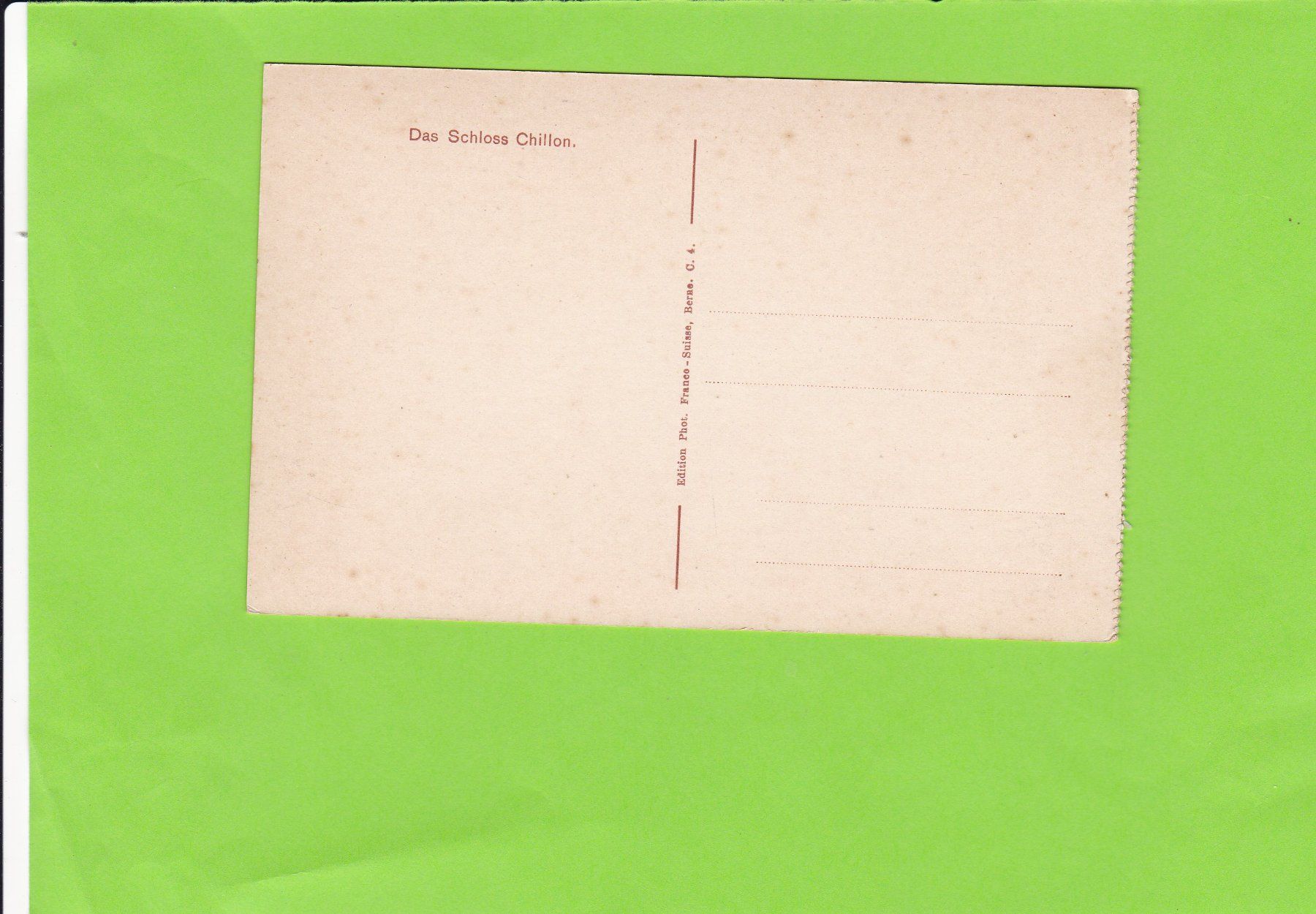 Cartoline postali: Chillon--belebt – Usato da St. Peterzell venduto da neckertal 1