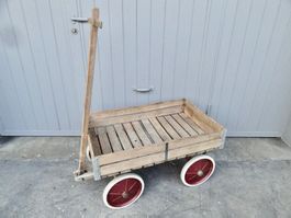 WISA GLORIA Holz Leiterwagen Bollerwagen Handwagen Wagen