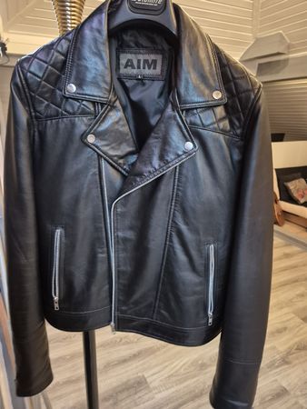 Blouson cuir homme AIM - Taille L - Comme neuf!