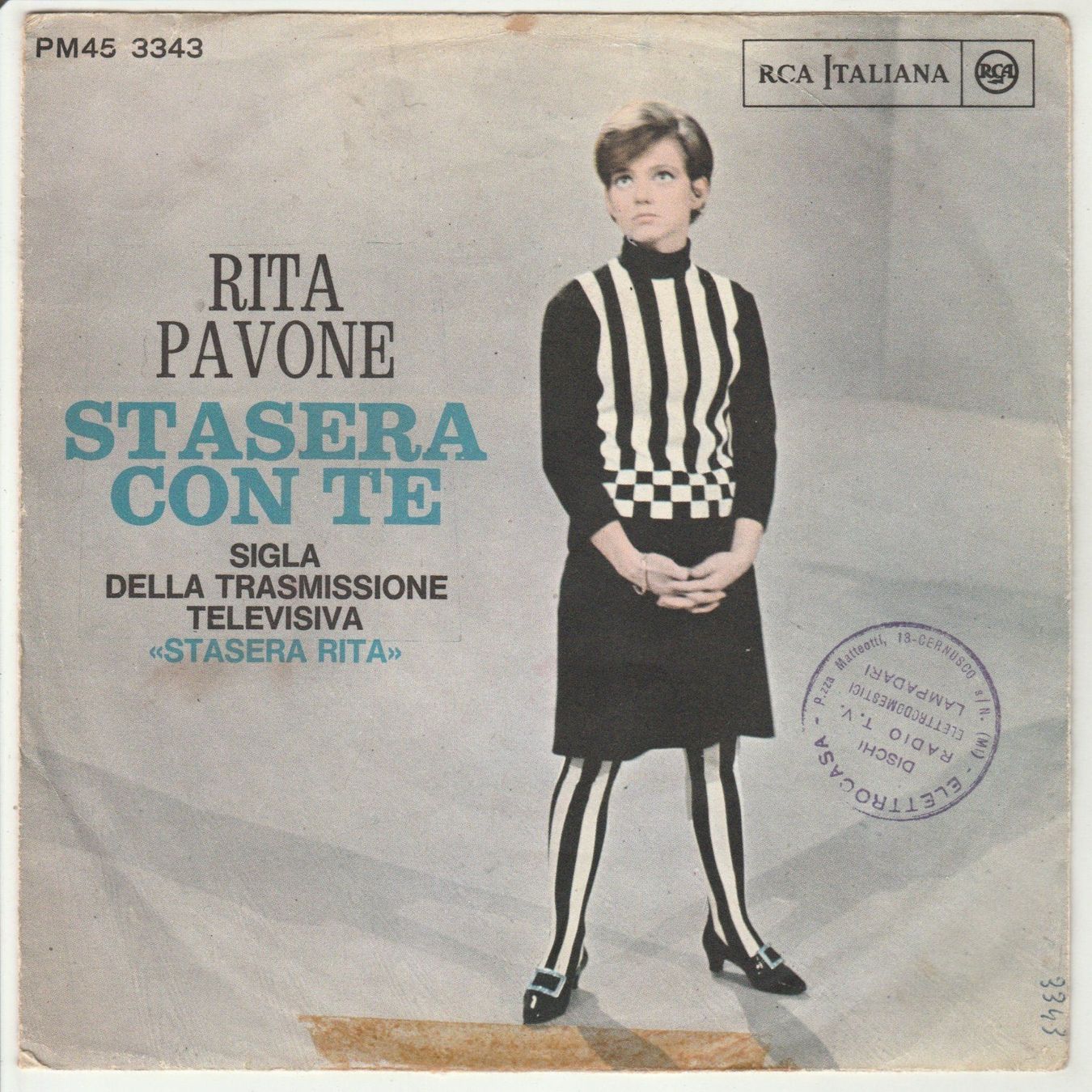 Vinyles: Rita Pavone - Stasera con te 7" Vinyl – D'occasion à Tübach par JamesStone