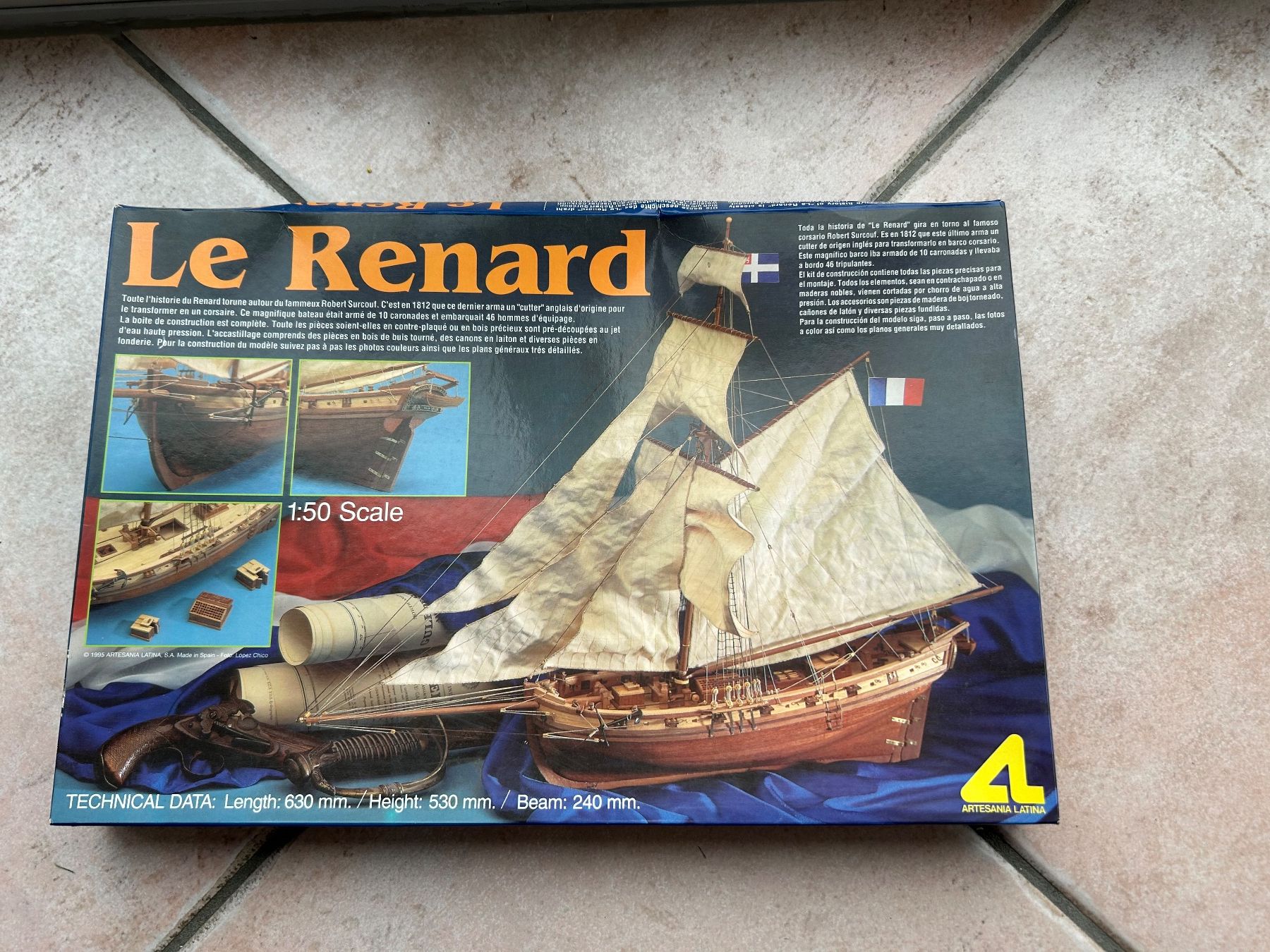 Kit di modellismo & Modellini statici: Modèle de bateau à finir de construire – Usato da Oberlunkhofen venduto da Tere5