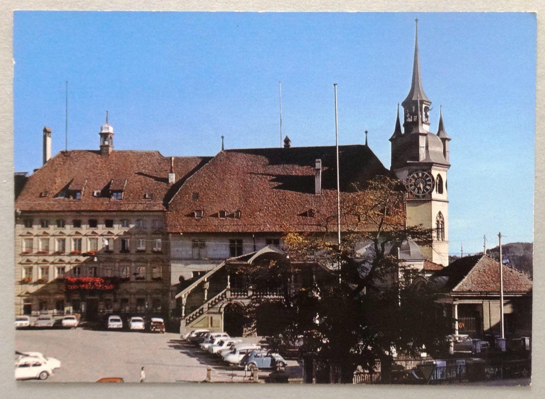 Cartoline postali: Fribourg, l' hôtel de ville – Usato da Fétigny venduto da Billy2miny