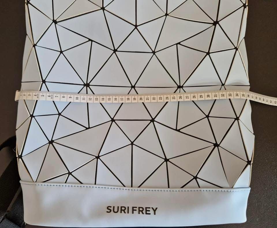 Suri Frey Rucksäcke: Suri Frey Rucksack, hellblau mit Muster, neuwertig! – Neu (gemäss Beschreibung) aus Hittnau von Katzenherz 6