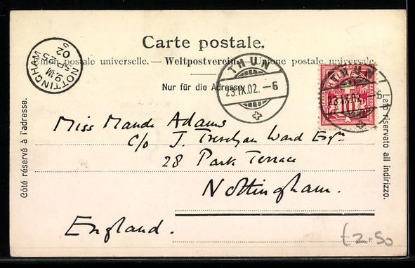 Cartes postales: Thun, Generalansicht vom Thunerhof aus – D'occasion à Berlin par bartko-reher 1