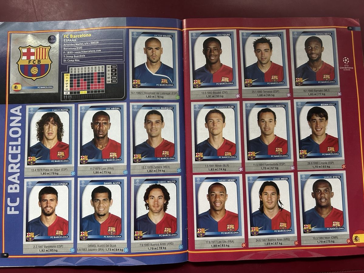 Panini Album: Panini Champions League 2008-2009 – Nuovo (secondo la descrizione) da Binningen venduto da Flagello 3