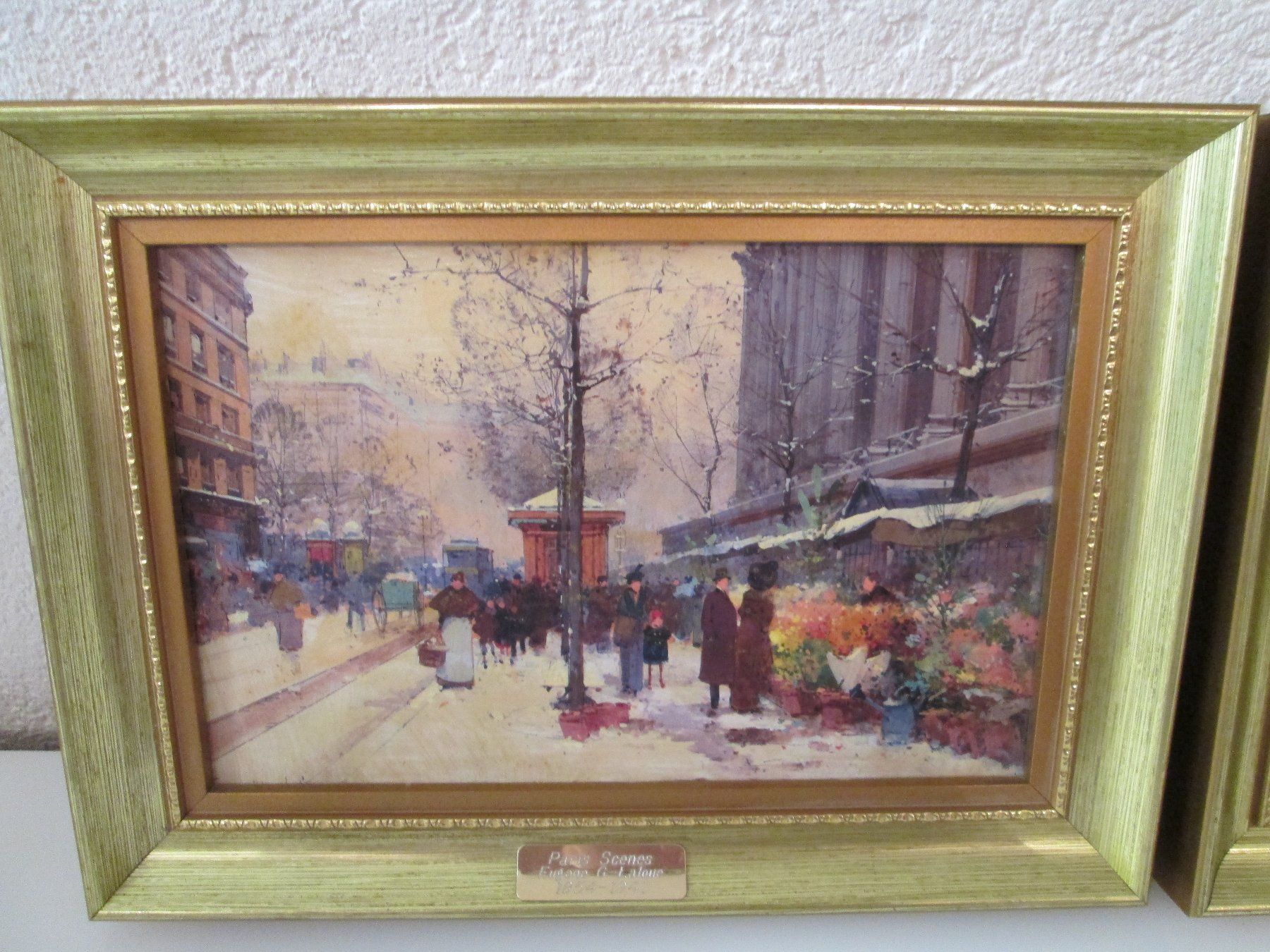 Poster & Bilder: Zwei antike Bilder -PARIS SCENES 1854-1941 – Gebraucht aus Movelier von KRASI61 3