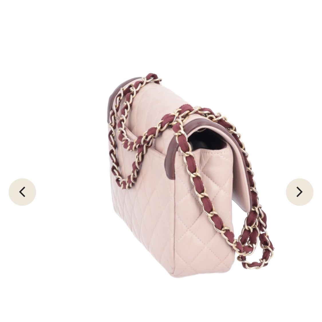 Chanel Borse da donna: Vintage Chanel Classic Singleflap Rosa / Bordeaux – Usato da Niederhasli venduto da stessence 5