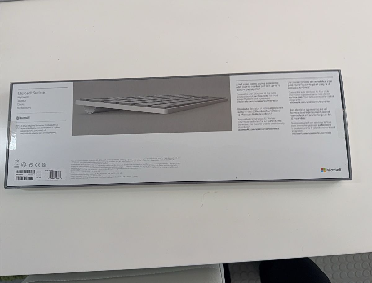 Microsoft Tastiere: Microsoft Surface Keyboard grau QWERTZ neuwertig – Nuovo (secondo la descrizione) da Schaan venduto da Sinenomen 4