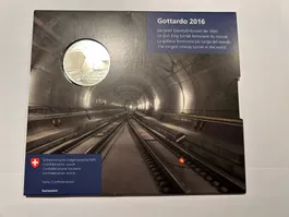 Gottardo 2016  - 20 Francs Silber Münze - NEU