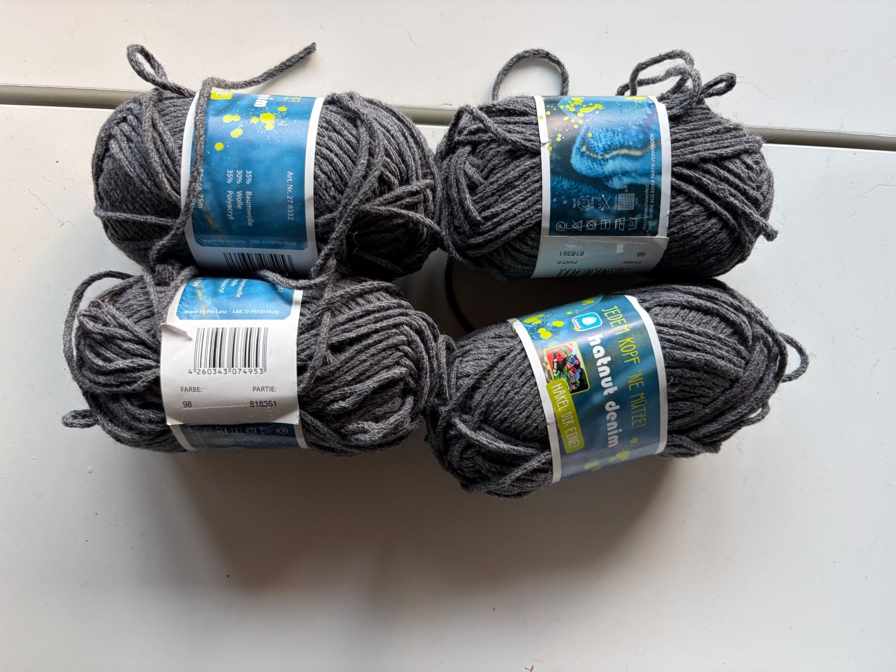 Laine: 4 Knäuel Denim Hatnut – Neuf (Voir description) à Büsserach par bor_s88m 2