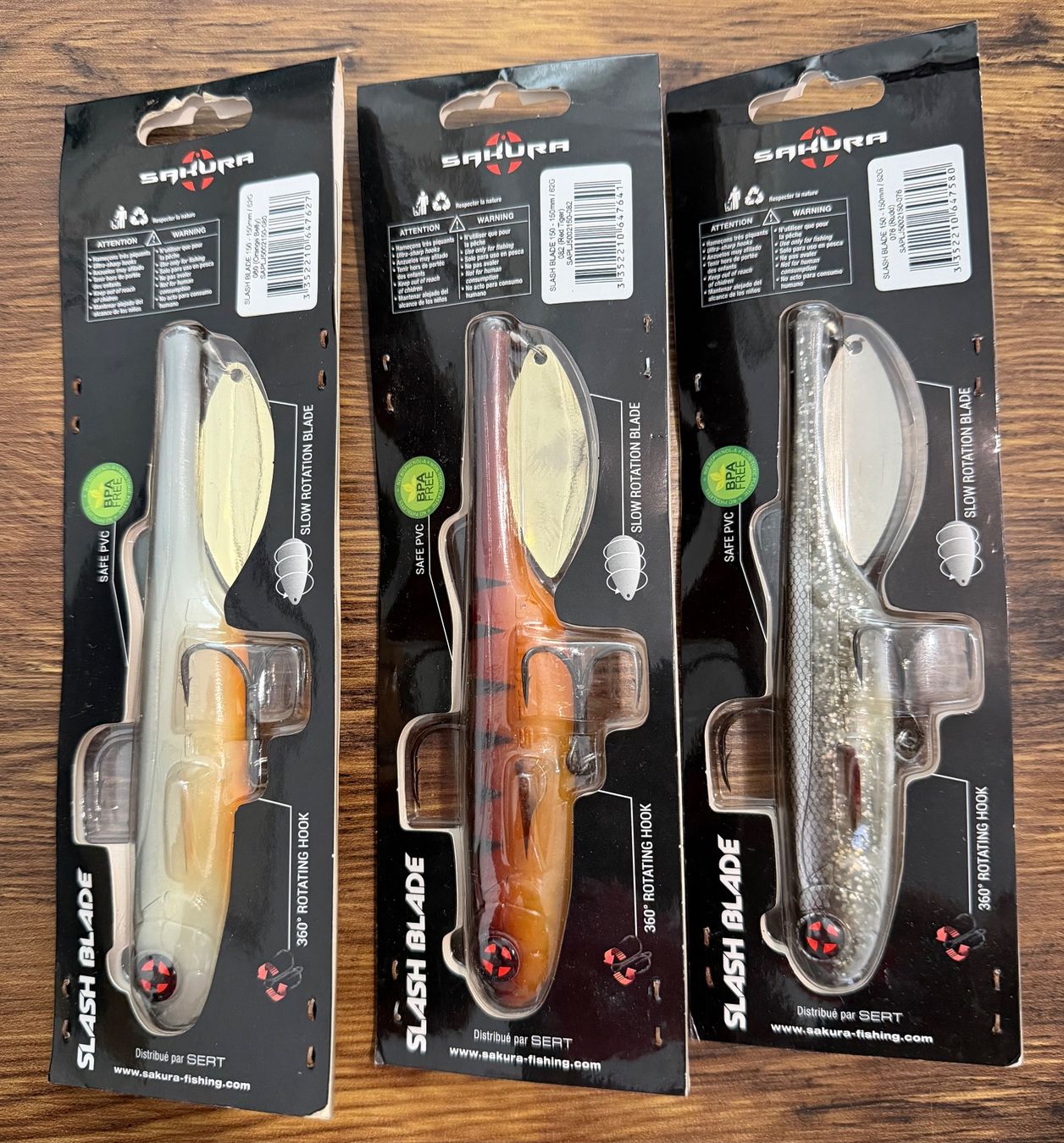 Esche: Sakura Slash Blade 3er Set 15 cm - Set 2 – Nuovo e nell'imballaggio originale da Widnau venduto da Fishingtackle_Oggy 1