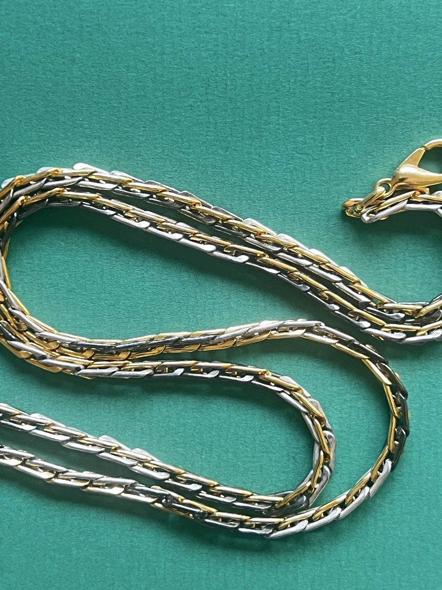 Catenine: Vergoldet Doppelte Farbe (80cm) – Usato da Laufen venduto da Trendmarket 2