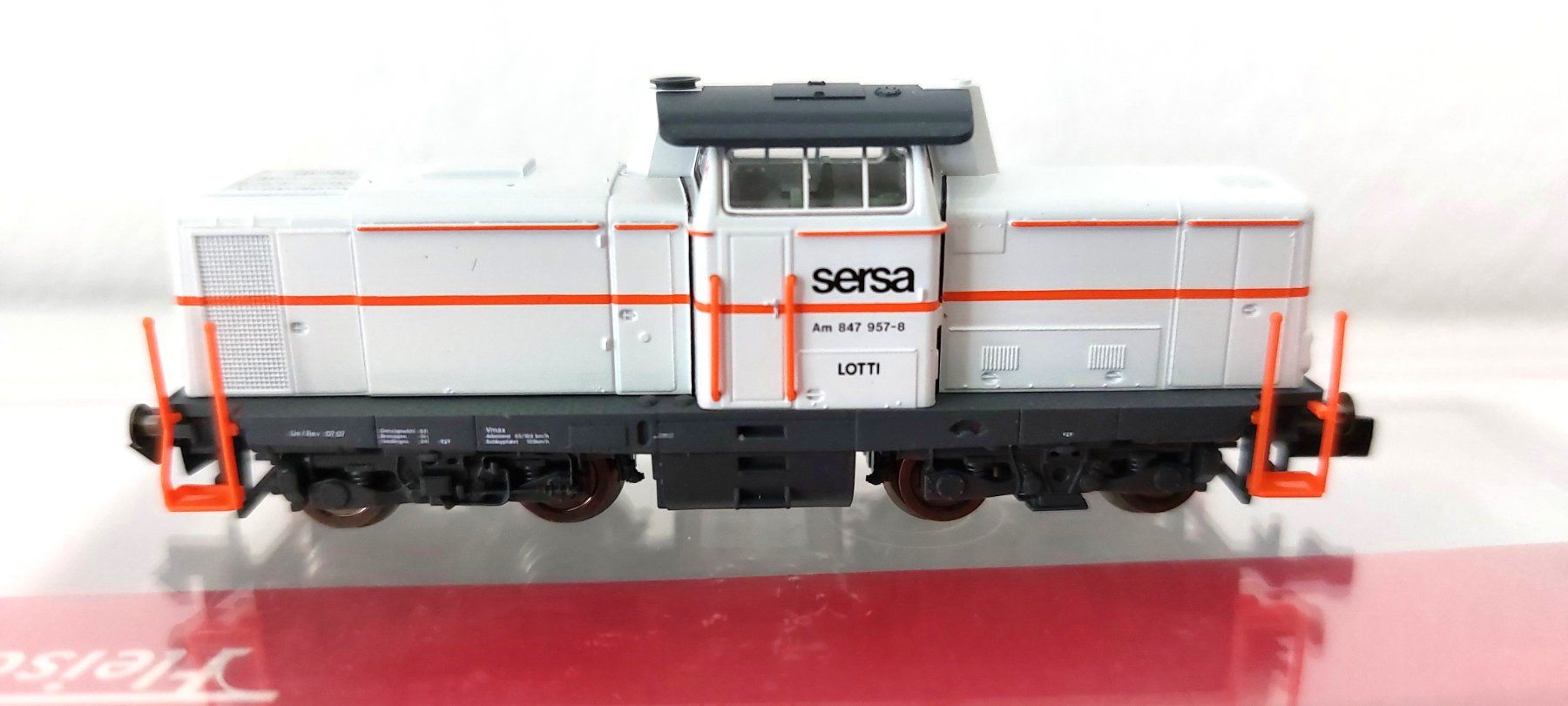 Fleischmann Modellini di ferrovie: Fleischmann Diesellok " SERSA LOTTI " 721212  TOP AKTION – Nuovo e nell'imballaggio originale da Biberist venduto da Ntrains 7
