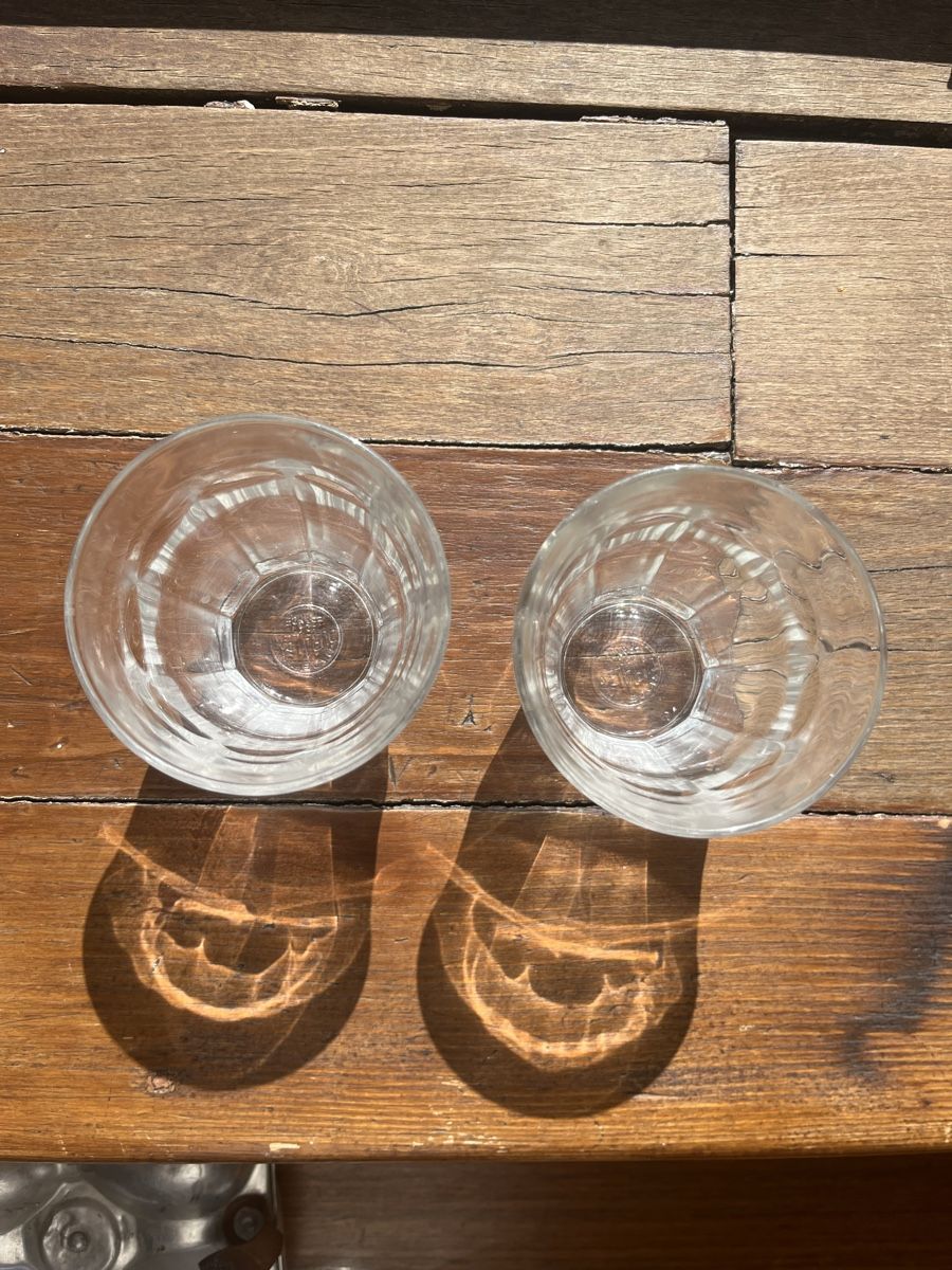 Duralex Bicchieri: 2 verres Picardie Duralex  – Usato da La Chaux-de-Fonds venduto da vert_j 1