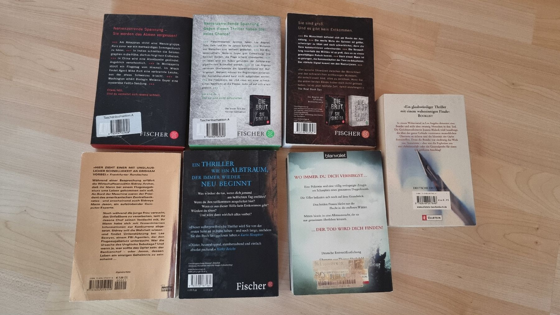 Livres: 7 Thriller – D'occasion à Zezikon par ams_qtg6 1