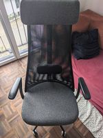 IKEA JÄRVFJÄLLET Bürostuhl in Schwarz/Dunkelgrau