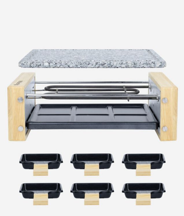 raclette im Holzdesign für 6 personen (Neu (gemäss Beschreibung)) in ...