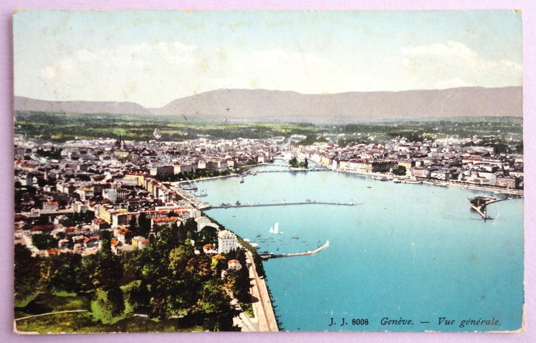 Cartoline postali: Genève - Vue générale – Difettoso da Fétigny venduto da Billy2miny