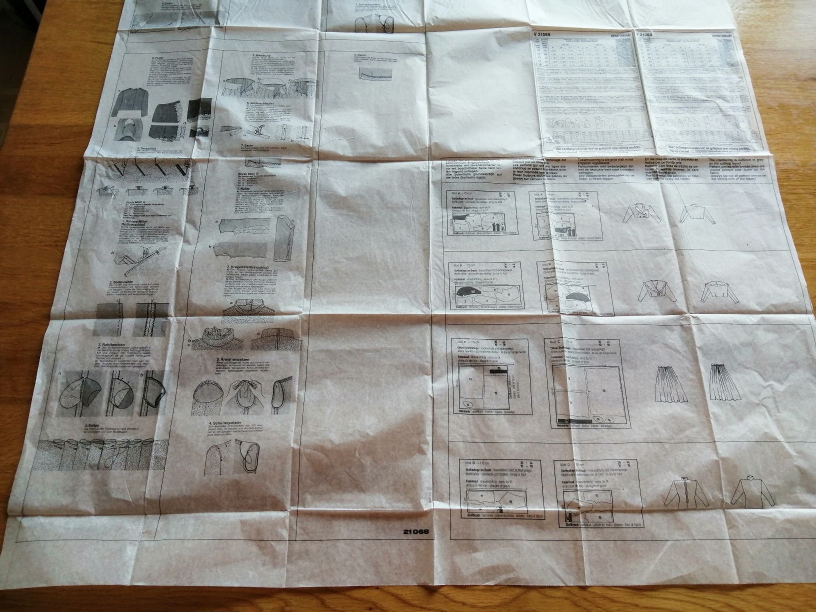 Cartamodelli: Avantgarde Schnittmuster V21068, Grösse 36-44 – Usato da Honau venduto da holunder3 3